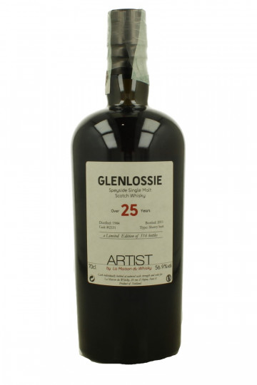 GlenLossie Speyside  Scotch Whisky 25 Years Old 1984 2011 70cl 56.9% The Artist By LMDW