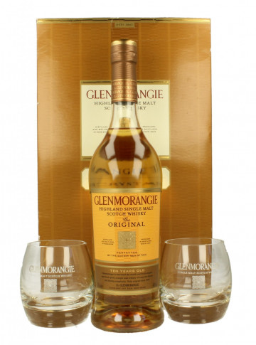 GLENMORANGIE 10yo 70cl 40% OB - with Glass