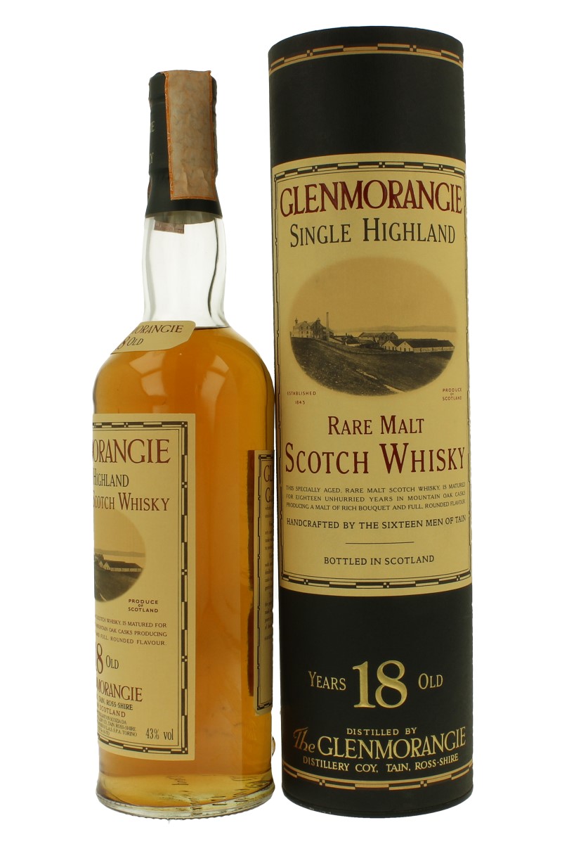 GLENMORANGIE 10 years old Bot.Late 90's early 2000 70cl 40% OB - - Products  - Whisky Antique, Whisky & Spirits
