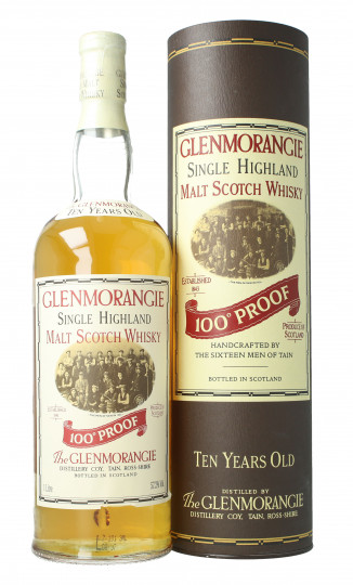 Glenmorangie Highland  Scotch Whisky 10 year Old 100cl 57.2% OB  - 100 Proof