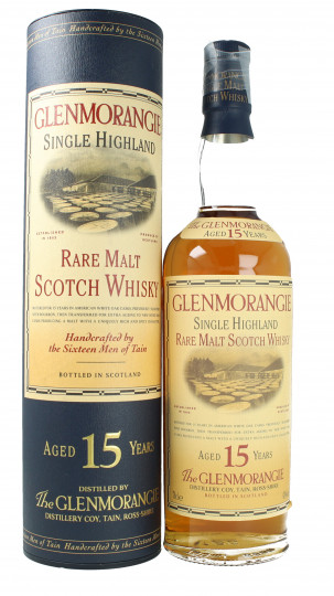 Glenmorangie Highland  Scotch Whisky 15 Years Old 70cl 43% OB-