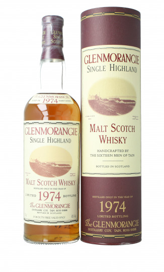 Glenmorangie Highland  Scotch Whisky 1974 75cl 43% OB  -