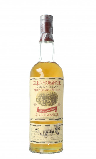 Glenmorangie Highland  Scotch Whisky 1981 70cl 54.5% OB  - The Manager  Choice