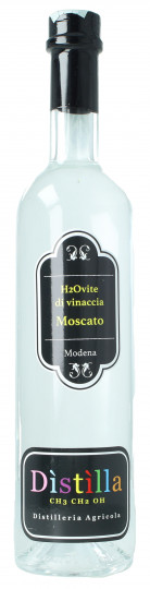 GRAPPA MOSCATO 50cl 41% - H2O