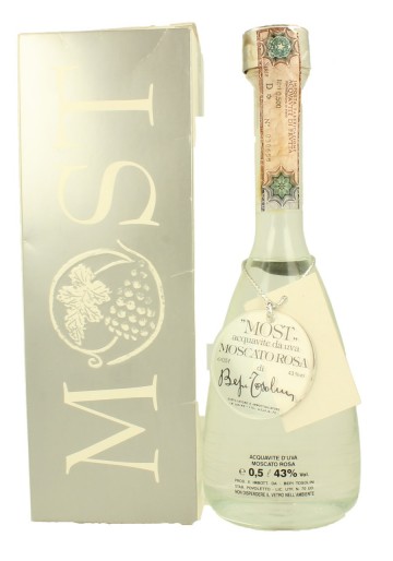 GRAPPA MOST TOSOLINI MOSCATO ROSA 50 CL 43 %