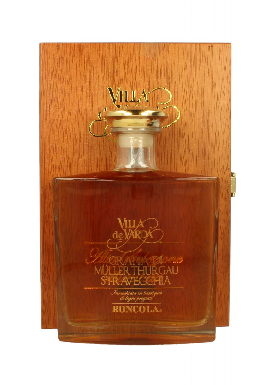 VARDA Products & THURGAU Whisky Spirits VILLA Antique, 40% Whisky - DE -RONCOLA GRAPPA CL STRAVECCHIA - 70 MULLER
