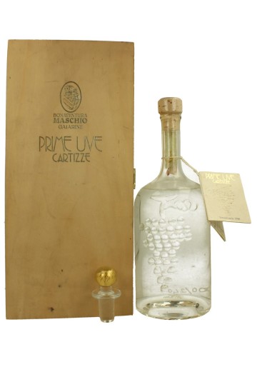 GRAPPA PRIME UVE CARTIZZE  1990 70 CL  43 % Bonaventura Maschio