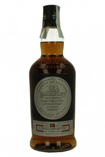 HAZELBURN 12yo 2010 2022 70cl 49.9% OB