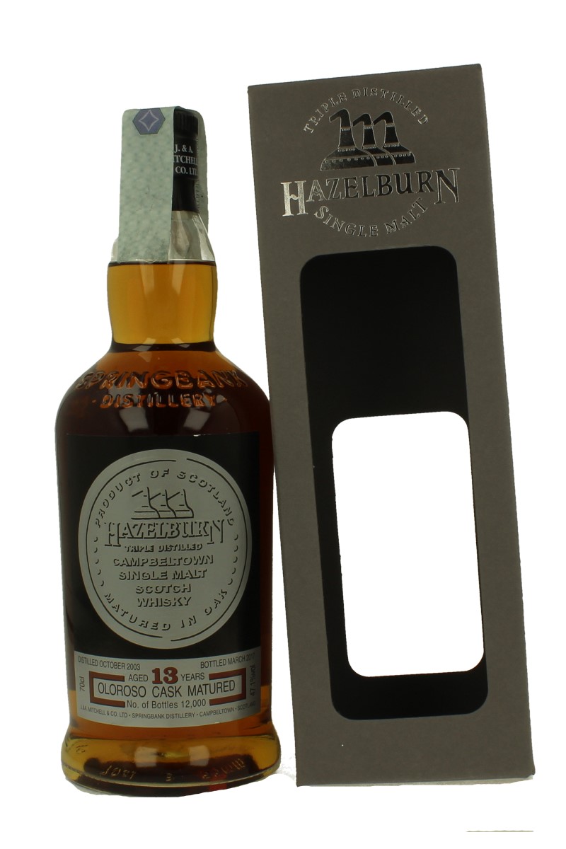 HAZELBURN 13 years old 2003 2017 70cl 47.1% OB-Limited edition