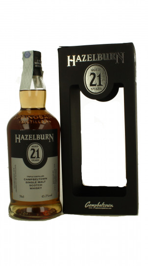 HAZELBURN 21 years old bottled 2023 70cl 43.2% OB-