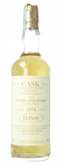 Highland Park Island   Scotch Whisky 1974 70cl 54.4% Gordon MacPhail  -Cask