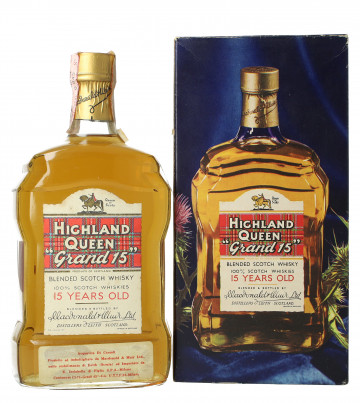 Highland Queen   Blended Scotch Whisky 15 year old - Bot.60's or 70's 75cl 43%