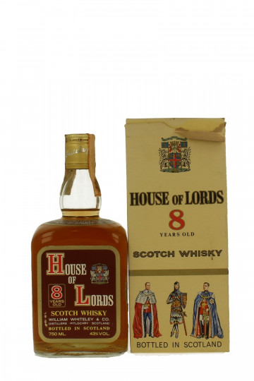 House Of Lord  Blended Scotch Whisky 8 Years Old - Bot.70's 75cl 43% William Whiteley