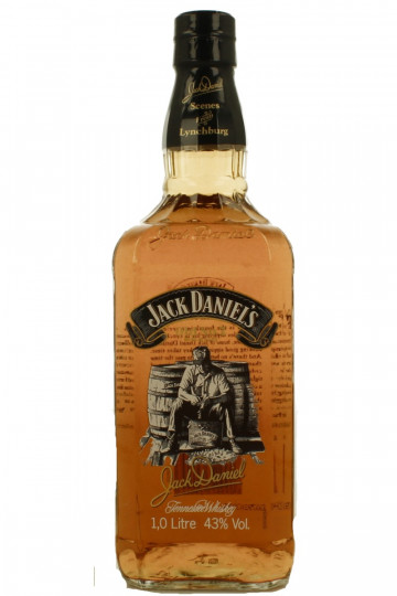JACK DANIEL'S  Tennessee Whiskey Decanter 100cl 43% OB- Scenes from Lynchburg n.4