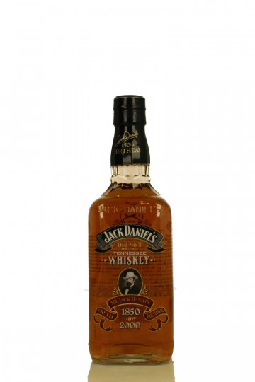 JACK DANIEL'S  Tennessee Whiskey Decanter 150Th anniversary Bottled 2000 1 Litre 43% OB-