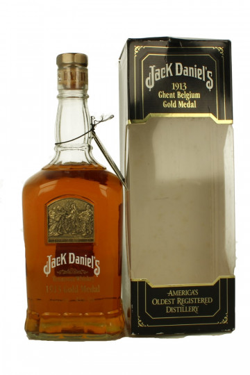 JACK DANIEL'S  Tennessee Whiskey Decanter 1913 Gold Medal Bottled 2006 1 Litre 43% OB-