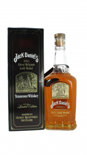 JACK DANIEL'S  Tennessee Whiskey Decanter 1913 Gold Medal Bottled 2006 1 Litre 45% OB-