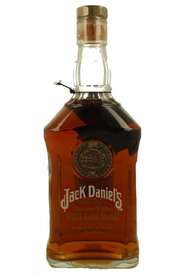 JACK DANIEL'S  Tennessee Whiskey Decanter 1981 Gold Medal Bottled 2006 1 Litre 43% OB-