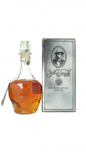 JACK DANIEL'S  Tennessee Whiskey Decanter  Belle Of Lincoln bottled 1979 175cl 45% OB- Perfect Condition the closer moving a little be