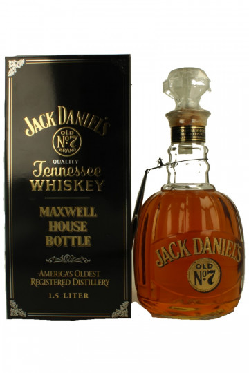 JACK DANIEL'S  Tennessee Whiskey Decanter Maxwell House 150cl 43% OB- 1995