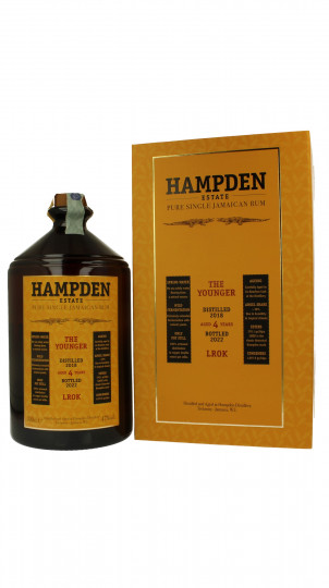 JAMAICA LROK HAMPDEN 4 years old 2018 2022 300cl 47% - Velier