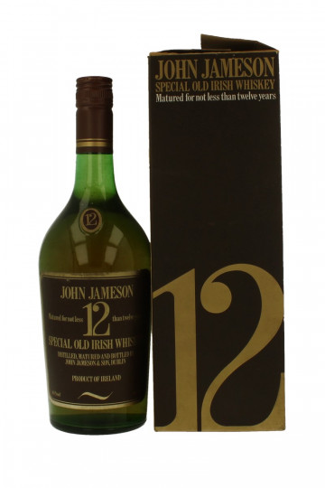 JAMESON IRISH WHISKEY 12 Years Old - Bot.70's 4/5 Quart 86 proof