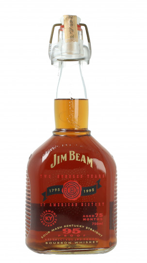 Jim Beam  Kentucky Straight Bourbon Whiskey 75cl 95 US Proof 1995 Decanter