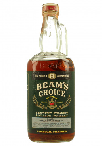 Jim Beam  Kentucky Straight Bourbon Whiskey 8 Year Old - Bot.60's or early 70's 2 litre 43% Beam Choice