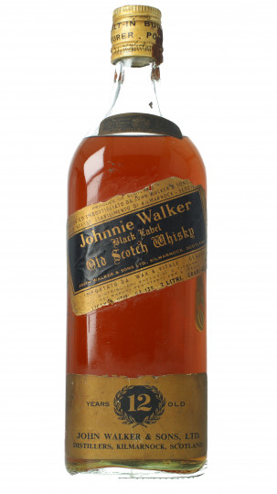 Johnnie Walker Black Label  Blended  Scotch Whisky - Bot.60's or 70's 2 litres 40% OB