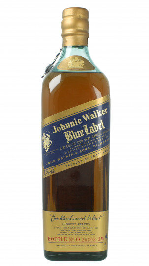 Johnnie walker Blue label Blended Scotch Whisky Bot early 2000 70cl 43% OB-