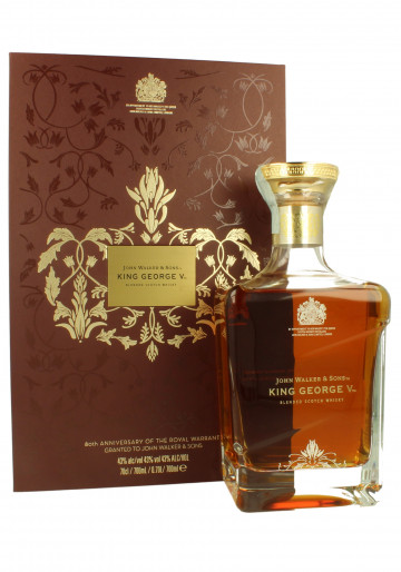 JOHNNIE WALKER   KING GEORGE V DECANTER  70 CL 43 %