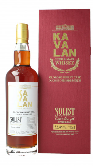 KAVALAN Solist Taiwan Single malt Whisky Bottled 2023 70cl 52.4 % - OB Oloroso Sherry Cask n S170518114d