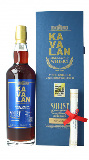 KAVALAN Solist Taiwan Single malt Whisky Bottled 2023 70cl 57.8% - OB Vinho Barrique cask W161216070a