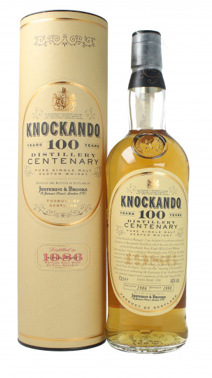 Knockando Speyside  Scotch Whisky 1986 1998 70cl 40% OB-100th Anniversary