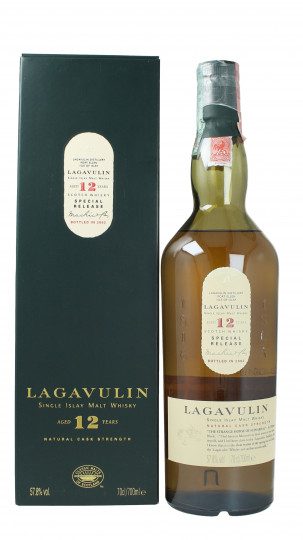 Lagavulin Islay  Scotch whisky 12 Years old Bottled 2002 70cl 57.8% OB-First release