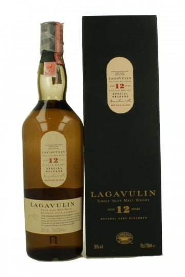 Lagavulin Islay  Scotch whisky 12 Years old Bottled 2002 70cl 58% OB-First release