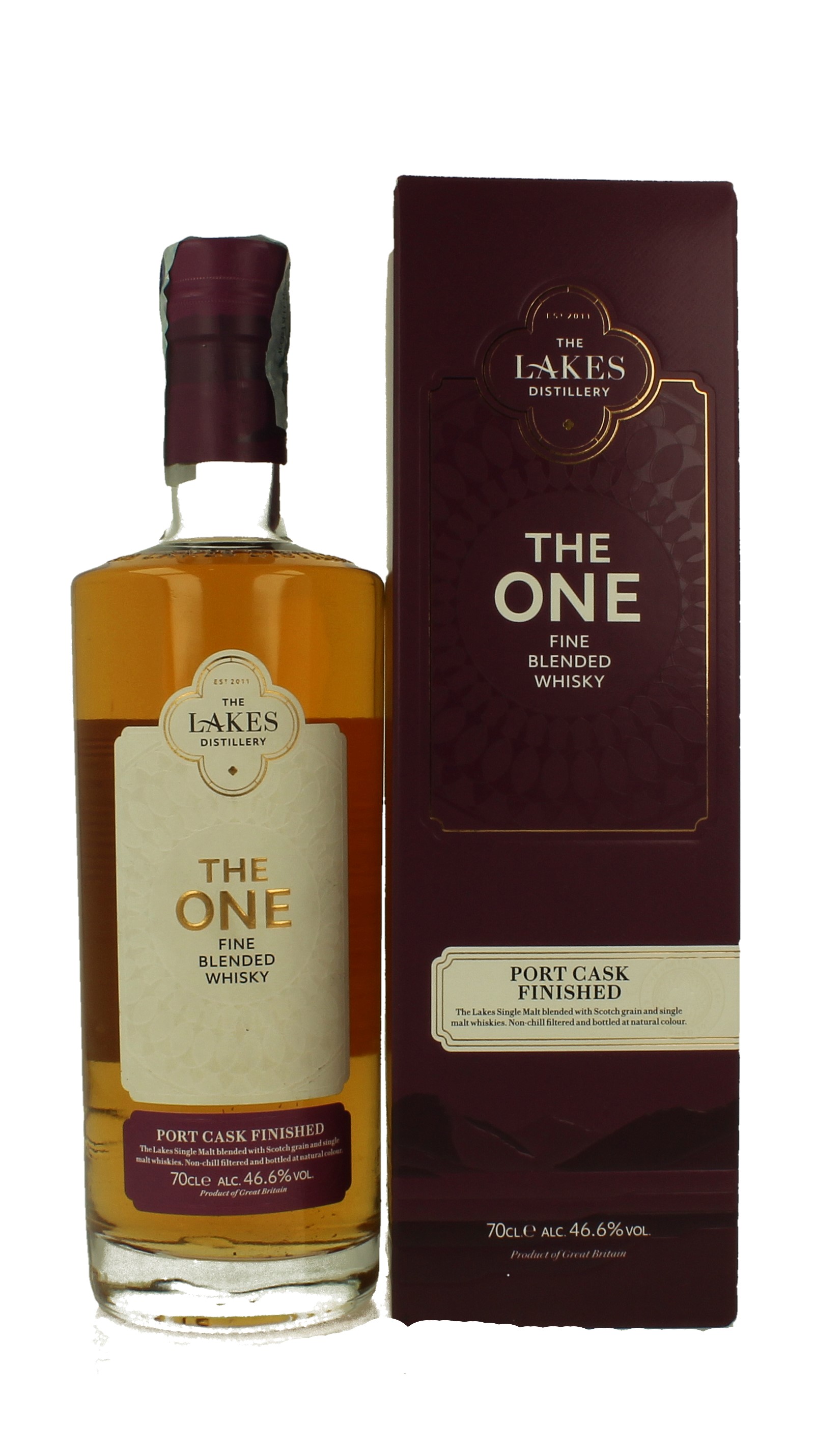 Lakes Distillery Blended Malt Whisky 70cl 46.6% OB - The One Port Cask ...