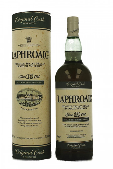 Laphroaig Islay  Scotch Whisky 10  Years Old 1 Litre 57.3% OB- 003 Original Cask Strength