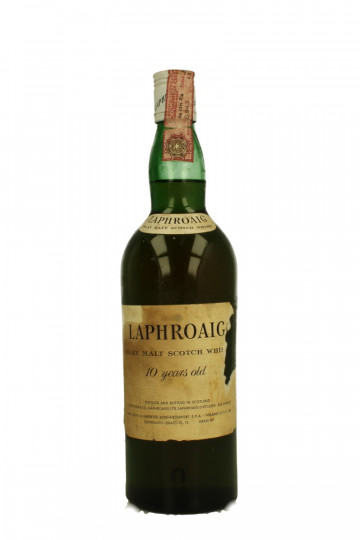 LAPHROAIG   Islay Scotch Whisky 10 Years Old - Bot.60's or early 70's 75cl 40% OB-Bonfanti Import