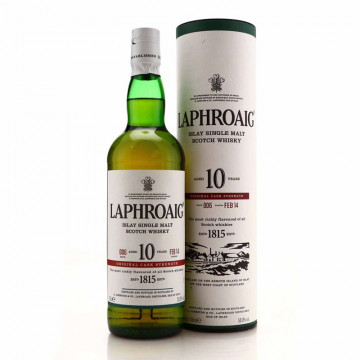 Laphroaig Islay  Scotch Whisky 10  Years Old bottled 2014 70cl 58% OB- Batch 006 Original Cask Strength