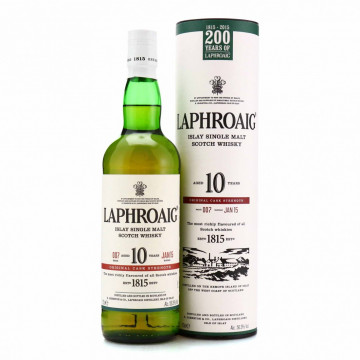 Laphroaig Islay  Scotch Whisky 10  Years Old bottled 2015 70cl 56.3% OB- Batch 007 Original Cask Strength