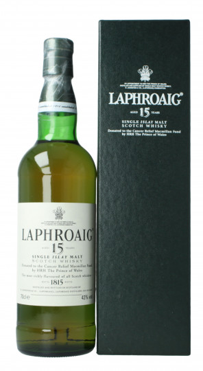 Laphroaig Islay  Scotch Whisky 15 Years Old early 2000's 70cl 43%