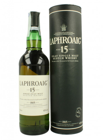 Laphroaig Islay  Scotch Whisky 15 Years Old early 2010's 70cl 43%