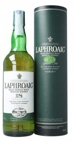 Laphroaig  Islay  Scotch whisky 18 Years old bottled pre 2013 70cl 48 % OB-