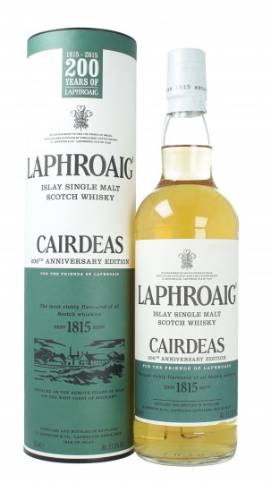 Laphroaig  Islay Scotch Whisky 70cl 43% OB-Cairdeas 200th anniversary edition