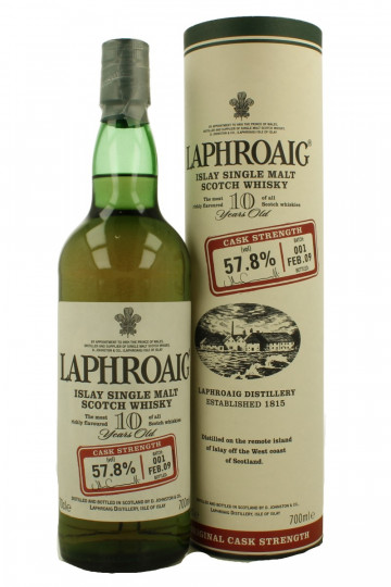 LAPHROAIG   Islay Scotch Whisky Bottled 2009 70cl 57.8% OB-Cask Strength Batch 001