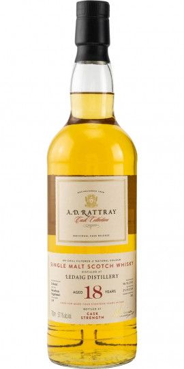 Legaid  Mull Island Scotch Whisky 18 year Old 2001 2019 70cl 57.1% A.D. Rattray -cask 218