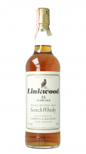 Linkwood Speyside  Scotch Whisky 15 Years Old Bot in The 90's early 2000 70cl 43% Gordon MacPhail  -