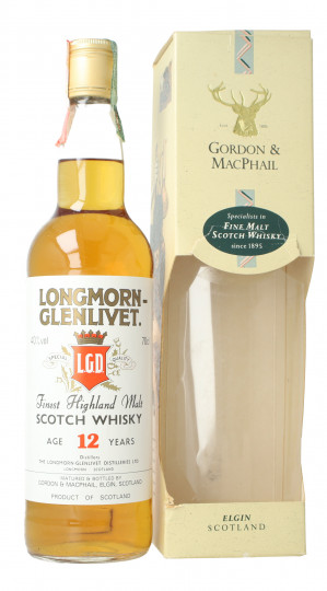 Longmorn Speyside Scotch Whisky 10 Year old - Bot. in The 90's 70cl 43% Gordon MacPhail  -