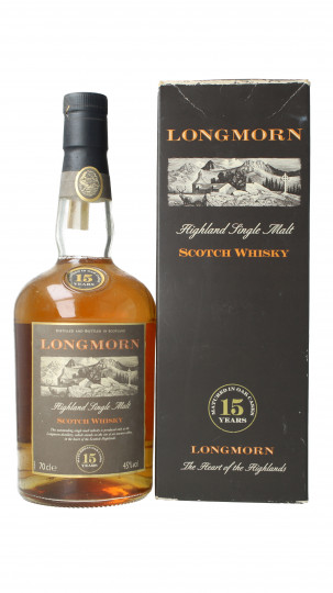 Longmorn  Speyside  Scotch Whisky 15 year Old Bot in The 90's early 2000 70cl 45% OB